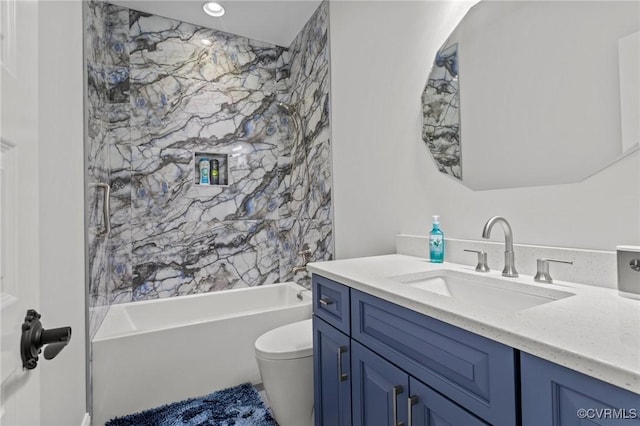 12313 Haybrook Ln, Henrico, VA 23059 - bathroom with vanity and shower / bathtub combination