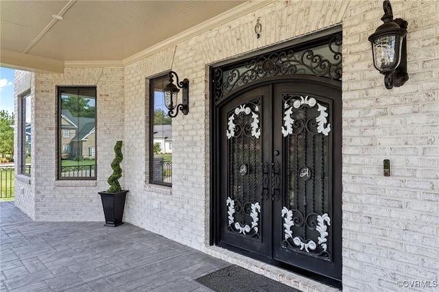 12313 Haybrook Ln, Henrico, VA 23059 - view of exterior entry with brick siding