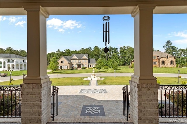12313 Haybrook Ln, Henrico, VA 23059 - view of patio / terrace featuring a residential view