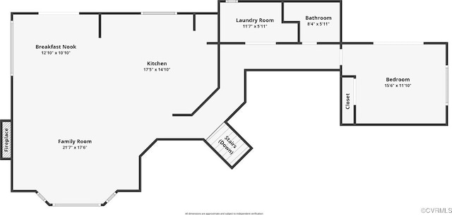 4604 Chesdin Woods Dr, Sutherland, Sutherland, VA 23885 - view of room layout
