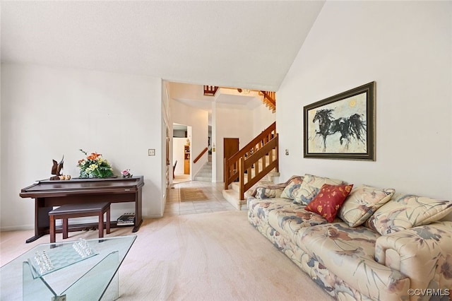 4604 Chesdin Woods Dr, Sutherland, Sutherland, VA 23885 - carpeted living area with stairs