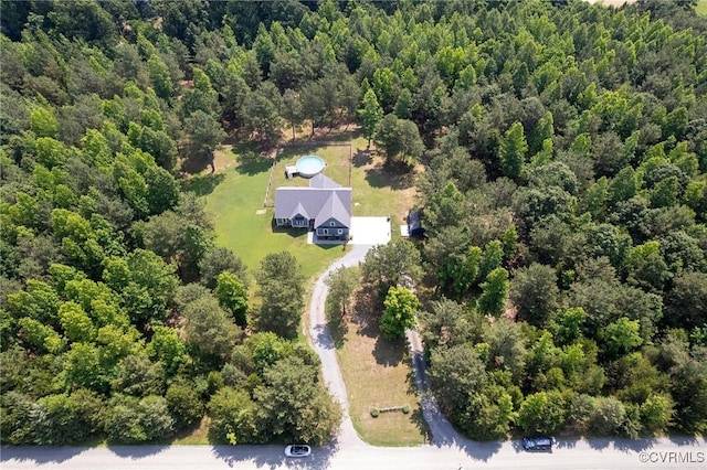 8851 Topeka Rd, Quinton, VA 23141 - view from above of property featuring a heavily wooded area