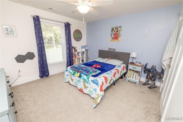 8851 Topeka Rd, Quinton, VA 23141 - carpeted bedroom featuring baseboards and ceiling fan