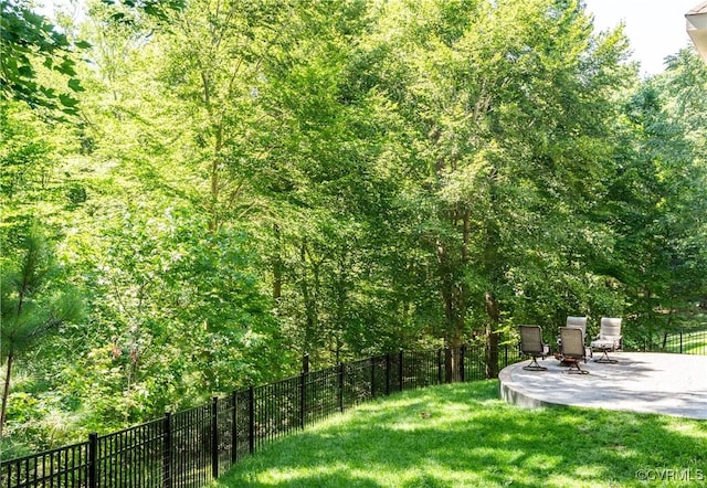 2631 Royal Crest Dr, Midlothian, VA 23113 - view of yard featuring a patio and a view of trees