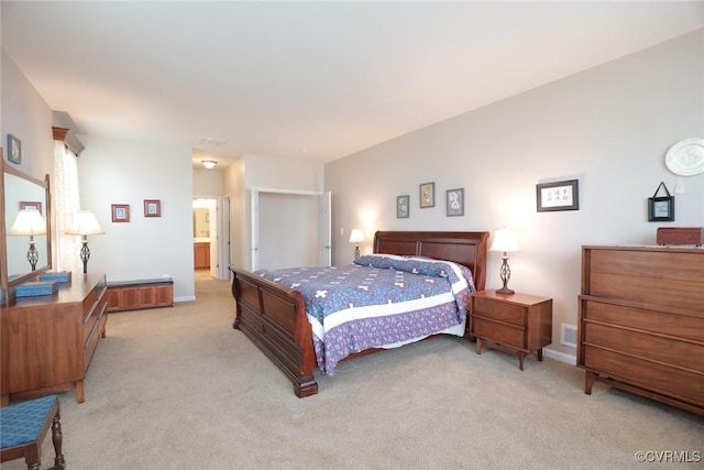 7822 James Blair Ln, New Kent, VA 23124 - bedroom with light colored carpet and baseboards