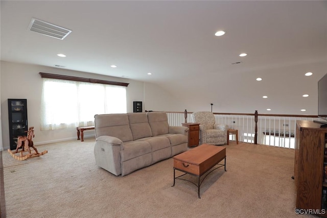 7822 James Blair Ln, New Kent, VA 23124 - living area with light colored carpet and recessed lighting