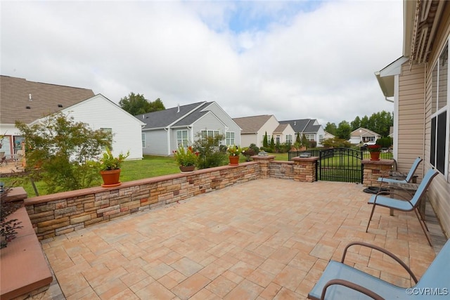 7822 James Blair Ln, New Kent, VA 23124 - view of patio / terrace featuring a residential view