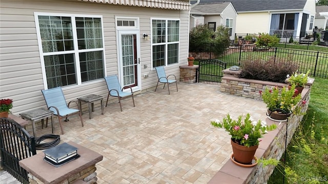 7822 James Blair Ln, New Kent, VA 23124 - view of patio