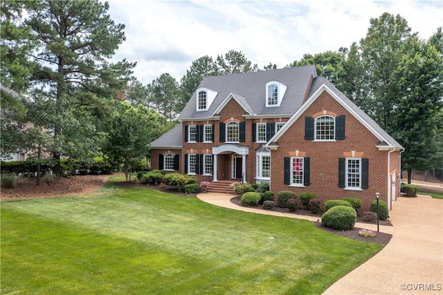 2619 Mulberry Row Rd, Midlothian, VA 23113 - colonial home featuring brick siding and a front yard