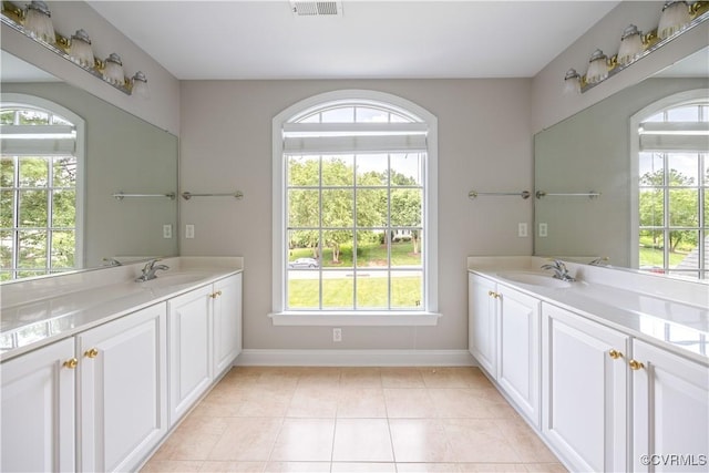2619 Mulberry Row Rd, Midlothian, VA 23113 - bathroom with vanity and tile patterned floors
