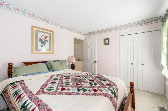 1917 Moonwind Pl, Henrico, VA 23238 - bedroom with light carpet and a closet