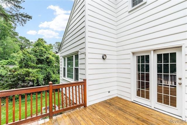 1917 Moonwind Pl, Henrico, VA 23238 - view of wooden deck