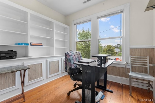 104 E 5th St, Mineral, VA 23117 - office area featuring plenty of natural light and wood finished floors