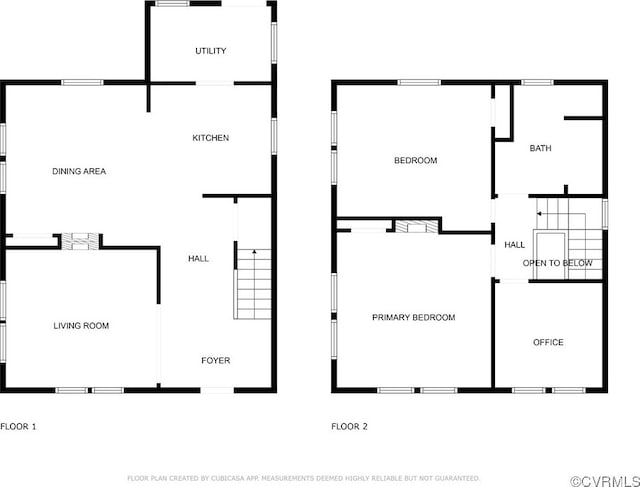 104 E 5th St, Mineral, VA 23117 - view of floor plan / room layout