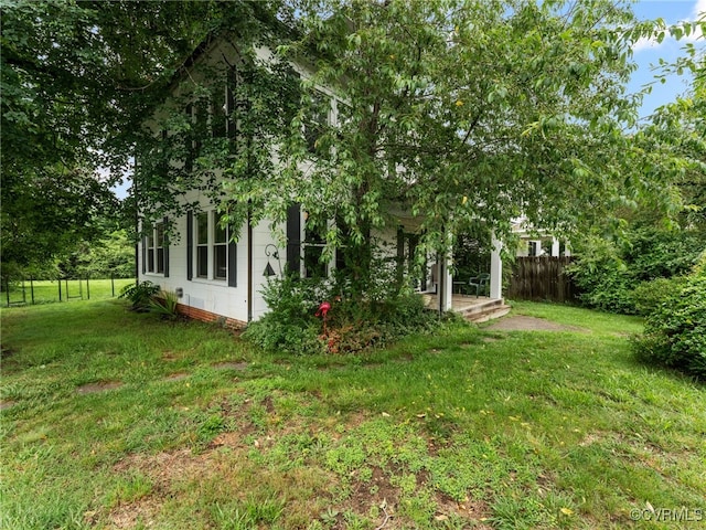 104 E 5th St, Mineral, VA 23117 - view of yard