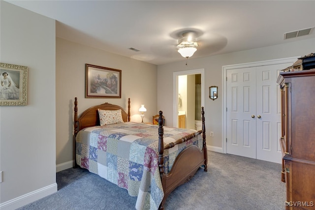 2104 Apple Grove Rd, Mineral, VA 23117 - carpeted bedroom with a closet and ensuite bathroom
