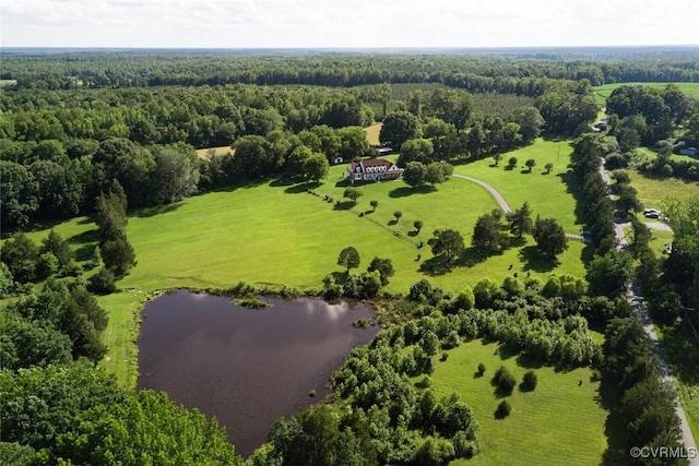 2104 Apple Grove Rd, Mineral, VA 23117 - aerial view of sparsely populated area with a nearby body of water and a heavily wooded area