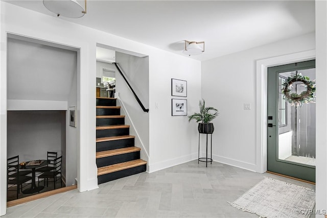 7418 Cherokee Rd, Richmond, VA 23225 - entryway featuring healthy amount of natural light and stairway