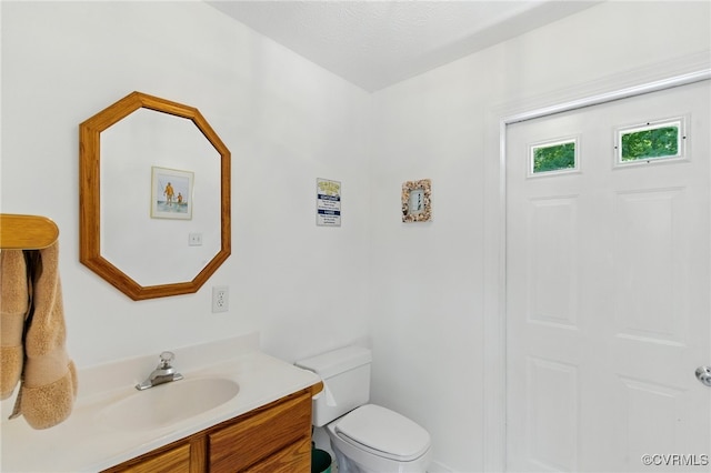 4800 Bailey Branch Ln, Quinton, VA 23141 - half bathroom featuring toilet and vanity