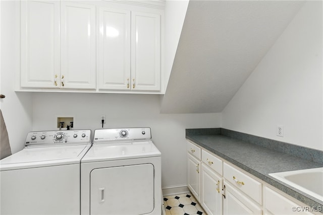 4800 Bailey Branch Ln, Quinton, VA 23141 - laundry area with cabinet space and independent washer and dryer
