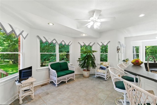 4800 Bailey Branch Ln, Quinton, VA 23141 - sunroom / solarium with a sink
