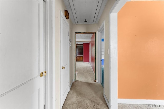200 Hargrave Ave, Colonial Heights, VA 23834 - hallway with attic access and carpet