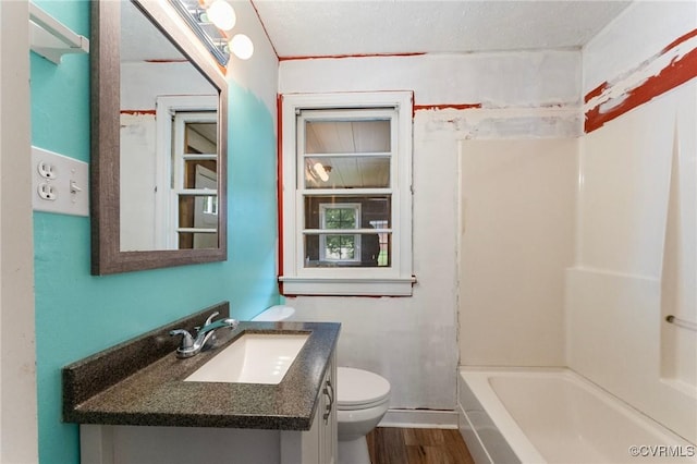 200 Hargrave Ave, Colonial Heights, VA 23834 - full bathroom with vanity, wood finished floors, and tub / shower combination