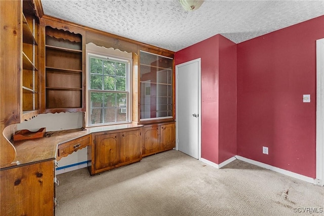 200 Hargrave Ave, Colonial Heights, VA 23834 - unfurnished office featuring built in study area, light carpet, and a textured ceiling
