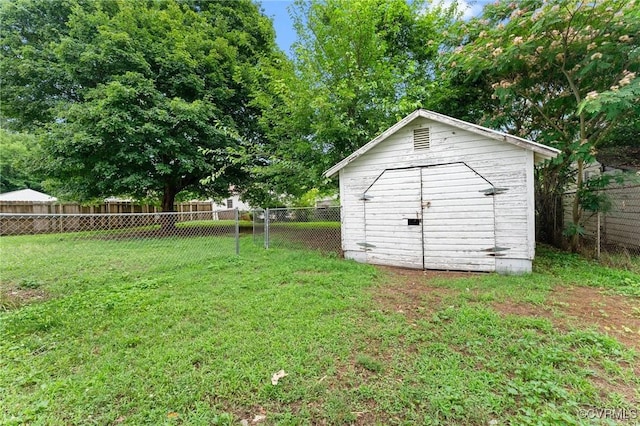 200 Hargrave Ave, Colonial Heights, VA 23834 - view of shed featuring a fenced backyard