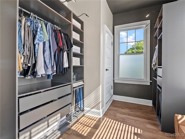 130 N Jefferson St, Petersburg, VA 23803 - walk in closet featuring wood finished floors