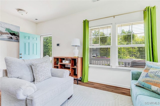 236 Central Pkwy, Aylett, VA 23009 - living room featuring wood finished floors and baseboards