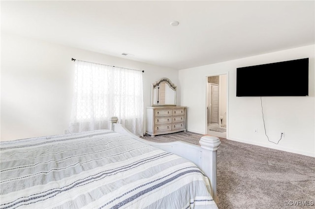 236 Central Pkwy, Aylett, VA 23009 - carpeted bedroom with baseboards and ensuite bathroom