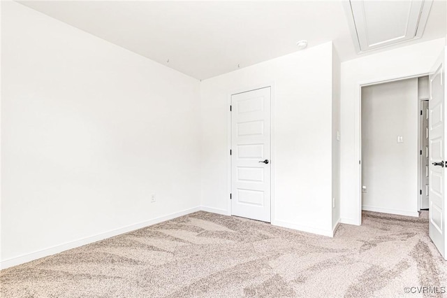 236 Central Pkwy, Aylett, VA 23009 - unfurnished room featuring carpet flooring, a smoke detector, and attic access