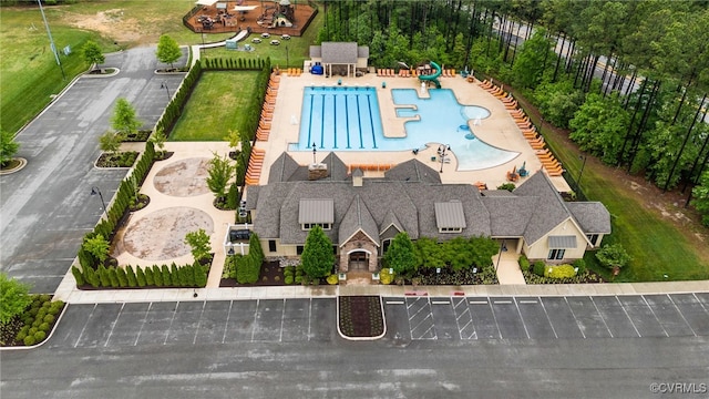 8307 Badestowe Ct, Chesterfield, VA 23832 - drone / aerial view of a pool