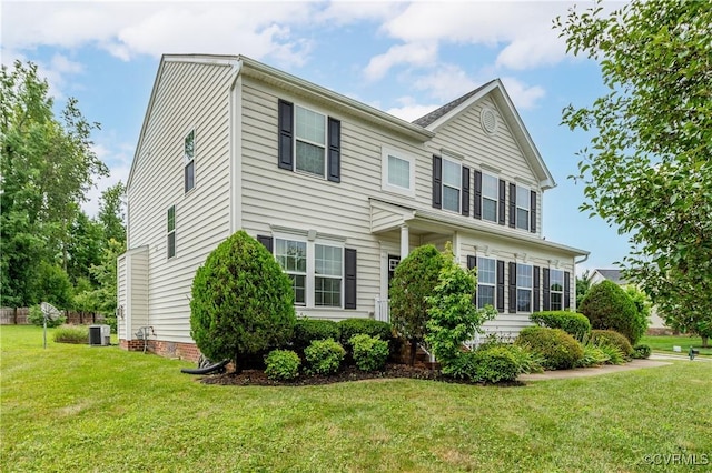 6007 Faulkner Dr, North Chesterfield, VA 23234 - view of front facade featuring a front yard
