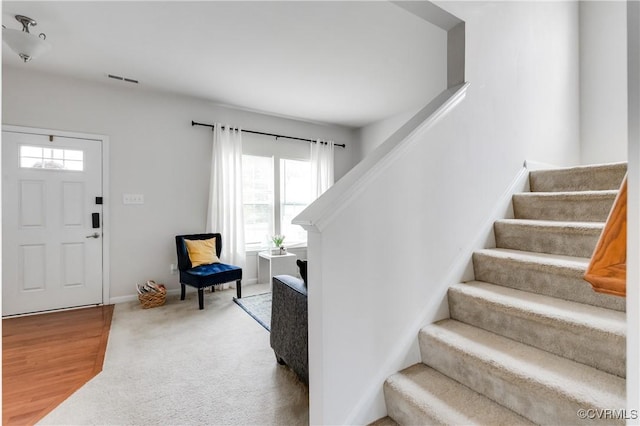 6007 Faulkner Dr, North Chesterfield, VA 23234 - foyer entrance featuring stairs and healthy amount of natural light