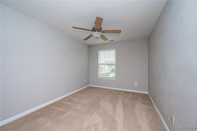 3133 Abruzzo Pl, Glen Allen, VA 23059 - spare room with carpet flooring and a ceiling fan