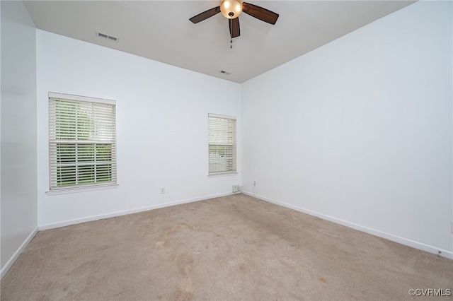 3133 Abruzzo Pl, Glen Allen, VA 23059 - carpeted empty room with a ceiling fan and baseboards