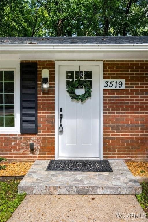 3519 Murchies Hill Rd, Richmond, VA 23234 - entrance to property featuring brick siding