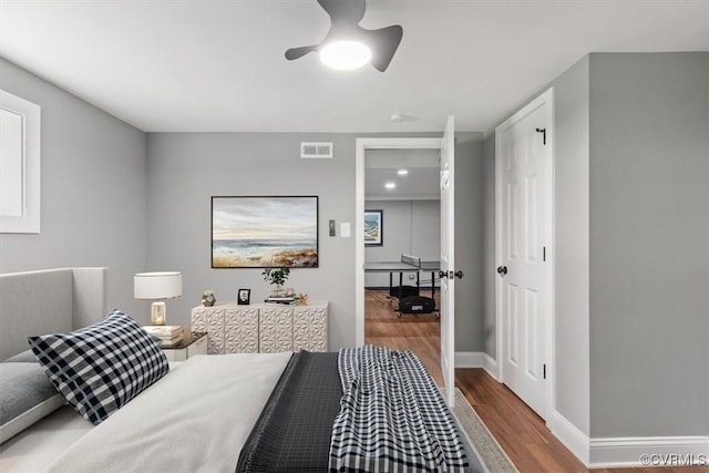 3519 Murchies Hill Rd, Richmond, VA 23234 - bedroom featuring wood finished floors and a ceiling fan