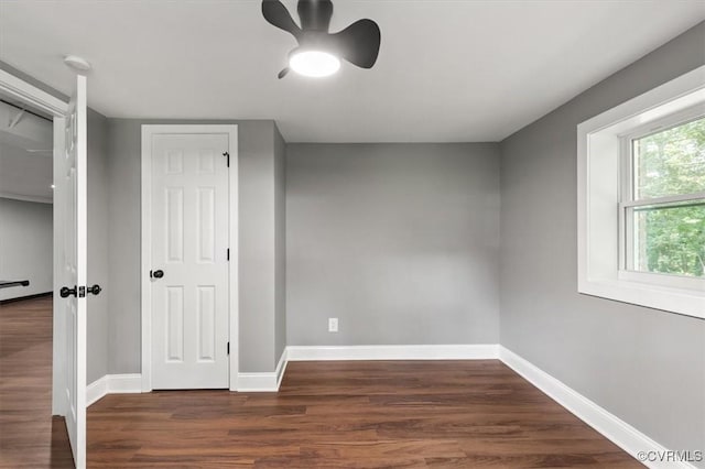 3519 Murchies Hill Rd, Richmond, VA 23234 - unfurnished bedroom with wood finished floors and a ceiling fan