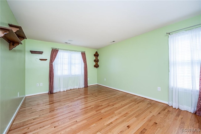 11420 Willows Green Way, Glen Allen, VA 23059 - spare room with wood finished floors and baseboards