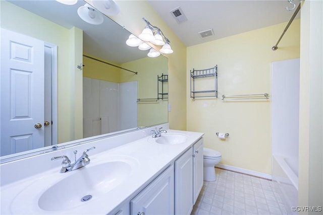 11420 Willows Green Way, Glen Allen, VA 23059 - full bathroom featuring double vanity and shower / bathtub combination