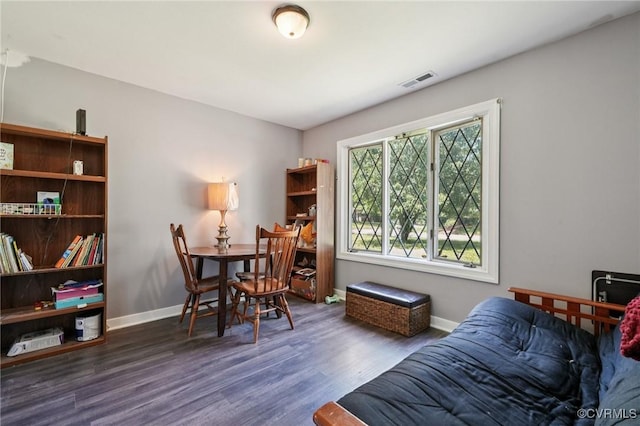 301 Perth Ln, Sandston, VA 23150 - office area featuring wood finished floors and baseboards