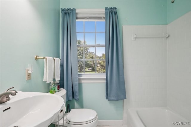 301 Perth Ln, Sandston, VA 23150 - bathroom with a sink and shower / bathtub combination