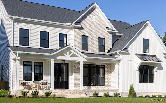 4812 Lake Summer Loop, Moseley, VA 23120 - back of house with a porch and a shingled roof