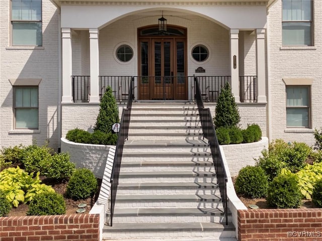 511 Libbie Ave Unit C, Richmond, VA 23226 - entrance to property with a porch and brick siding