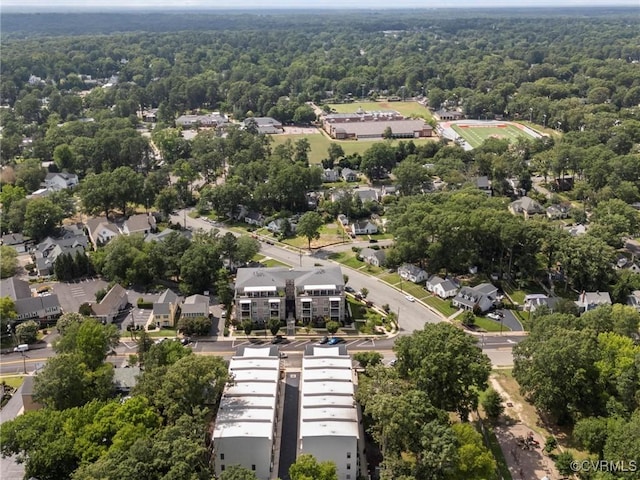 511 Libbie Ave Unit C, Richmond, VA 23226 - aerial perspective of suburban area featuring a forest