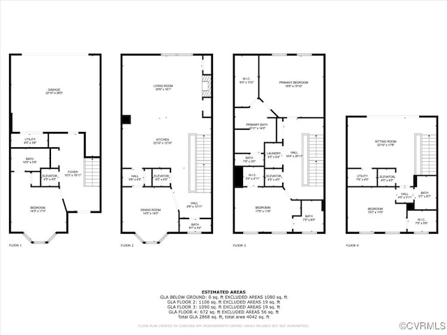 511 Libbie Ave Unit C, Richmond, VA 23226 - view of property floor plan