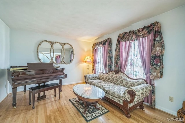 1413 N Mill Point Ct, Suffolk, VA 23434 - living area with wood finished floors and baseboards